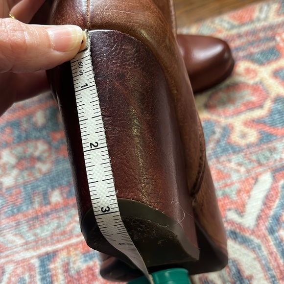 Kork Ease Natalya Cognac Brown Leather Wedge Booties - Picture 14 of 15